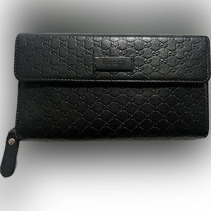 Super Sale! MircoGuccissima Leather Flap Wallet💰
